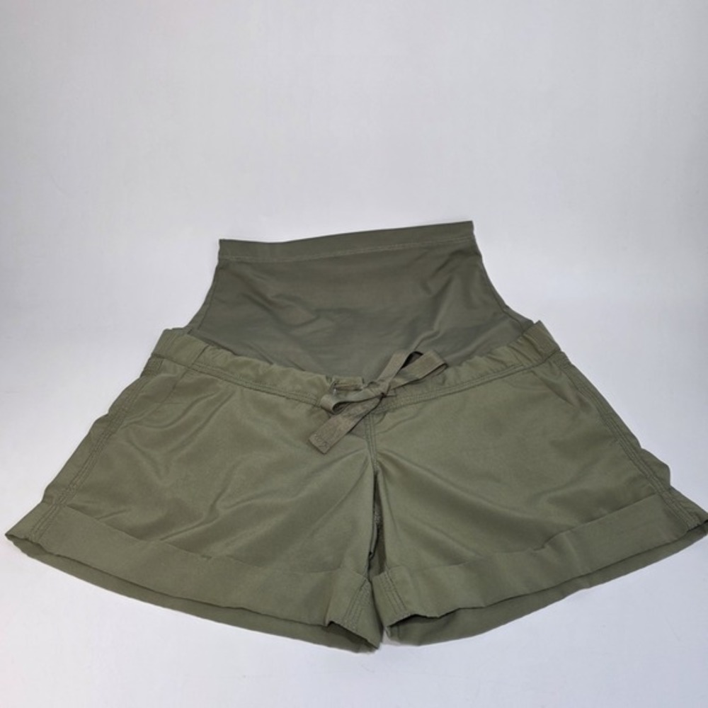 Thyme Olive Green Size Small Maternity‎ Shorts